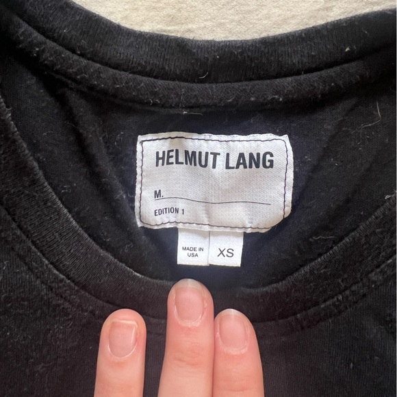 Helmut Lang black and white muscle tee tank top - Picture 3 of 6